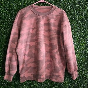 Lululemon Women's Pink Sweatshirt Size S